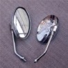 EspejosUniversal motorcycle oval mirrors - chrome - 10mm thread - eagle sign