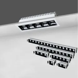 LED ceiling light - recessed strip - CREE - COB - indoor - dimmable - 2W - 30WCeiling lights