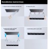 Luces de techoLED ceiling light - recessed strip - CREE - COB - indoor - dimmable - 2W - 30W