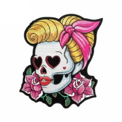 PegatinasCar / motorcycle sticker - waterproof - skull girl