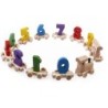 De maderaMini wooden train with numbers - building blocks - educational toy