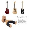 GuitarrasGuitar hanger - hook - with auto lock - wall mounted