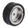 Coche R/C1/64 - modified wheels - rubber tires with axles / end caps - for RC cars - 4 pieces