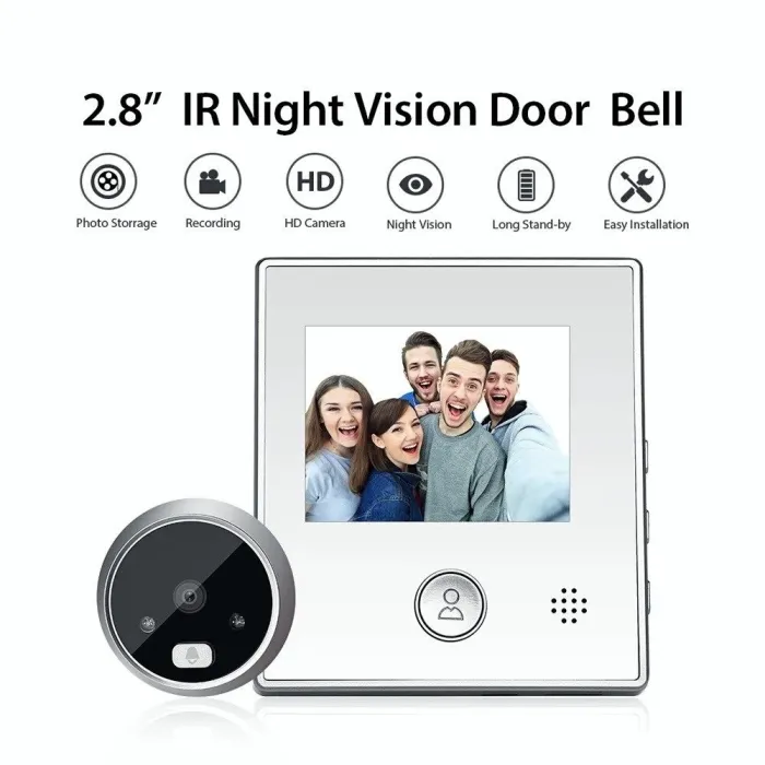 Cámaras de seguridadDoorbell - with camera - IR night vision - intercom