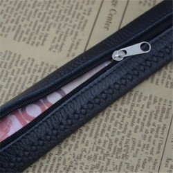 CinturonesLeather belt with zipper - hide money pouch