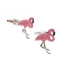 Classic cufflinks - with pink flamingoCufflinks