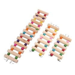 Aves5-ladder wooden bridge - toy for birds / parrots