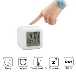 RelojesDespertador digital - LED - termómetro - fecha