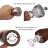 MolinosWooden pepper / salt grinder - adjustable coarseness