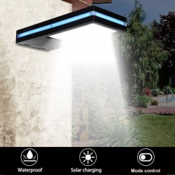 144 LED - solar powered outdoor light with motion sensor - waterproof