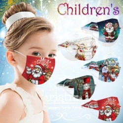 Mascarillas bucalesProtective face / mouth masks - disposable - 3-ply - for children - christmas motives - 10 pieces