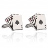 AAAA - aces - poker cards - cufflinksCufflinks