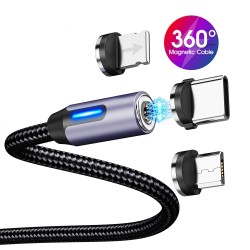 CablesCable de carga magnético - USB - Micro USB - tipo C - carga rápida - para iPhone