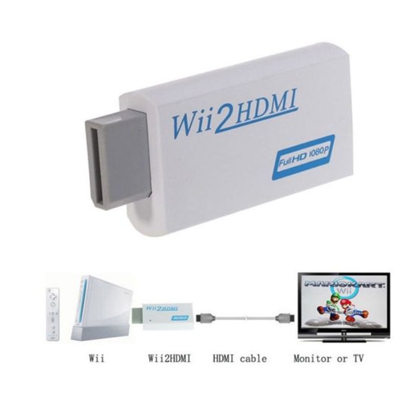 WiiConversor de Wii HDMI adaptador Wii2HDMI 1080P