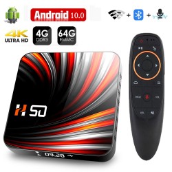 Android boxAndroid 10 - 4GB - 32GB - 64GB - 4K - Video 3D - Wifi - Bluetooth - caja de TV inteligente