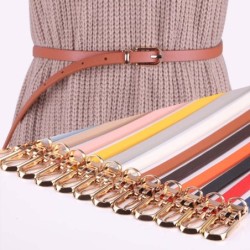 CinturonesFaux leather belts for women - candy colour - adjustable