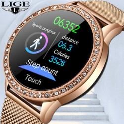 LIGE - Smart Watch - color screen - full touch - fitness tracker - blood pressure - waterproof - unisexSmart-Wear