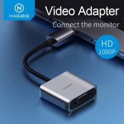 AudioHDMI-compatible to VGA adapter - micro USB - with video / audio power - 1080P