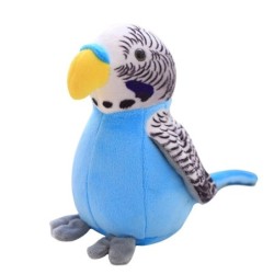 Electric talking parrot - funny plush toy - record / repeat / waving wings - 18cmToys