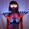 DisfracesSujetador LED colorido - chaleco luminoso - traje de fiesta sexy - para disfraces / Halloween
