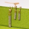 Conjuntos de joyasRhinestone Jewellery set for women  - necklace with earrings