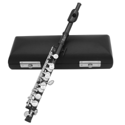 Instrumento MusicalFlauta travesera profesional - flautín - llave C - cuproníquel - con funda