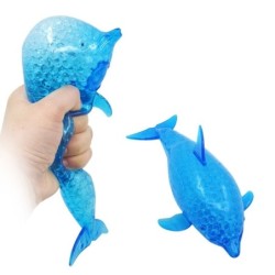 JuguetesSqueezy blue dolphin - orbeez balls - fidget toy - estrés / alivio de la ansiedad