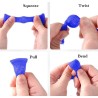 Hilandero inquietoSqueeze fidget toy - antiestrés - tubo de red con bola de mármol