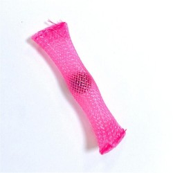 Hilandero inquietoSqueeze fidget toy - antiestrés - tubo de red con bola de mármol