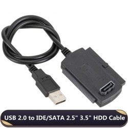 Unidades de disco duro3 en 1 USB 2.0 a IDE / SATA - disco duro de 2,5" 3,5" - convertidor HDD - adaptador - cable