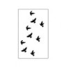 Temporary tattoo - stickers - removable - waterproof - flying black birdsTattoo