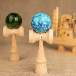 Hilandero inquietoJuguetes de madera Kendama - pelota de malabares de colores - alivio del estrés / juguete educativo - para ...