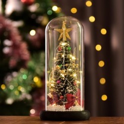 NavidadÁrbol de Navidad decorativo - en cúpula de cristal - con LED