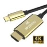 CablesCable USB C HDMI Tipo-C a HDMI - Thunderbolt 3 - convertidor - adaptador - 4K 60Hz - para MacBook / Huawei Mate 30 40 Pro