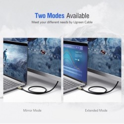 CablesCable USB C HDMI Tipo-C a HDMI - Thunderbolt 3 - convertidor - adaptador - 4K 60Hz - para MacBook / Huawei Mate 30 40 Pro