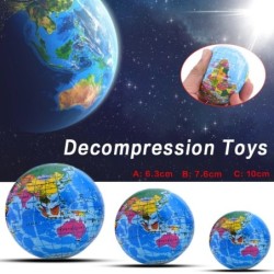 PelotasBola de esponja divertida - juguete de descompresión - mapa mundial