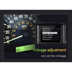 DiagnósticoOBDSPACE P10 - computadora de a bordo para automóvil - escáner OBD2 - digital - indicador de velocidad / consumo d...