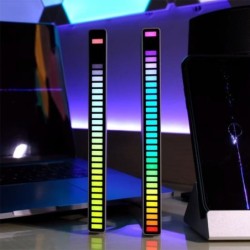Tiras de LEDTubo de colores RGB - Tira de LED - USB - Bluetooth - lámpara de ritmo de voz / música