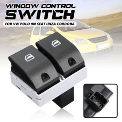 InterruptoresInterruptor de control de ventana eléctrica de coche - para VW / Polo 9N / Seat / Ibiza / Cordoba