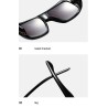 Gafas de solGafas de sol grandes de moda - con tinte - con adorno de metal dorado - unisex
