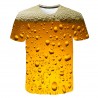 CamisetasCamiseta impresa en 3D - burbujas de cerveza