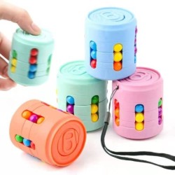 Hilandero inquietoCubo con cuentas de colores: juguete antiestrés para aliviar el estrés