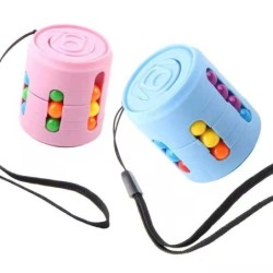 Hilandero inquietoCubo con cuentas de colores: juguete antiestrés para aliviar el estrés