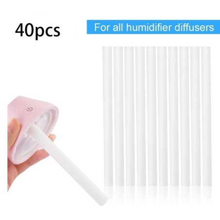 HumidificadoresFiltros de humidificadores de aire - bastoncillos de algodón - varillas de repuesto - 40 piezas
