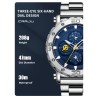 CRRJU - luxury men's watch - big dial - waterproof - stainless steelWatches