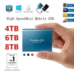 Discos duros SSDAlmacenamiento en disco duro móvil - SSD - tipo C - USB 3.1 - aleación de aluminio - 500 GB / 1 TB / 2 TB / 4...
