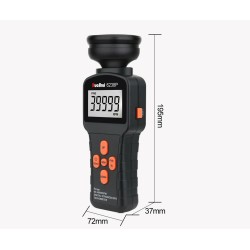 DiagnósticoRuoShui - tacómetro estroboscopio digital - sin contacto - medidor de velocidad de rotación - 40000 RPM