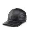 Fashionable vintage baseball cap - genuine leather - unisexHats & Caps