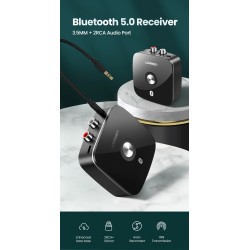 DivisorUGREEN - Bluetooth 5.0 RCA receiver - aptX LL 3.5mm jack - Aux - wireless adapter