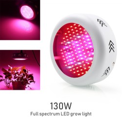 Luces de cultivo135W - Luz de crecimiento LED - Espectro completo de 3500 lúmenes - ovni - redondo